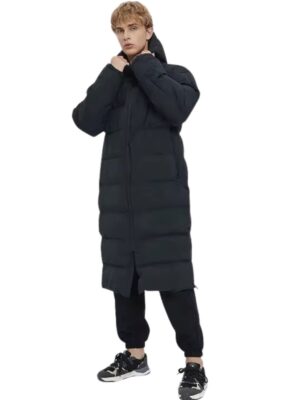 Doudoune longue noir