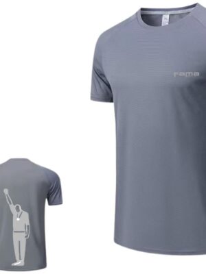 T-Shirt Fama sport gris